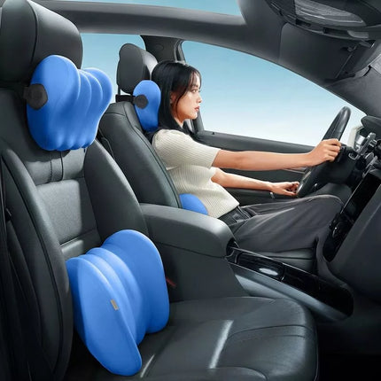 Baseus ComfortRide automobilinė juosmens pagalvėlė - mėlyna