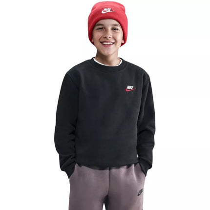 Nike Sportswear Club Fleece Kids' Sweatshirt Black FD3006 012