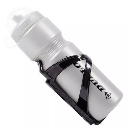DUNLOP 750 ml dviračio gertuvė su laikikliu sidabrinė