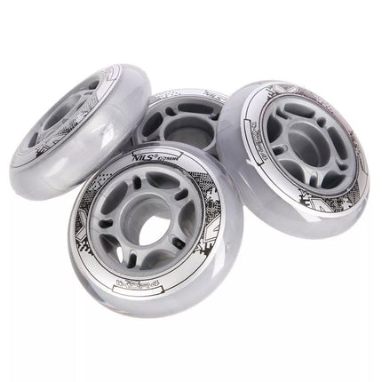PU 76x24 82A TRANSPARENT WHEELS (4 pcs.) NILS EXTREME