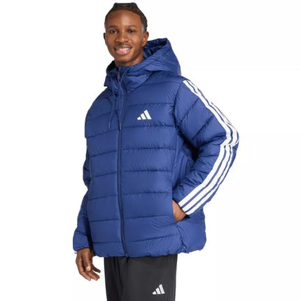 Men's adidas Essentials CLIMAWARM 3-Stripes Jacket Blue JX7771