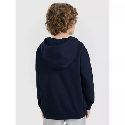 Boy's sweatshirt with hood, open, 4F 4FJRMM00TSWSM2482-31S