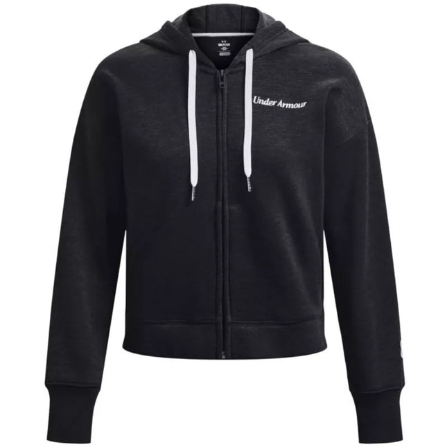 Under Armour Essential Fleece Script FZ Hoodie W 1374106-001