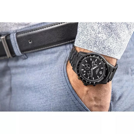 Vyriškas laikrodis Giewont Chronograph Sapphire Juodas GW3520-B1