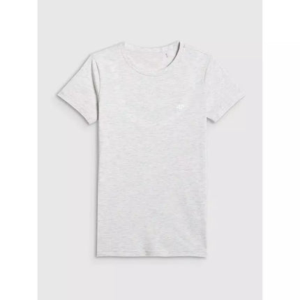 Slim T-shirt from the basic women's collection 4F 4FWMM00TTSHF3306-27M