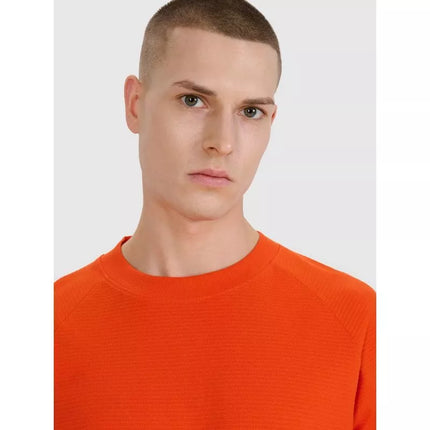 Men's sweatshirt without zipper and hood 4F 4FRSS25TSWSM2179-70S