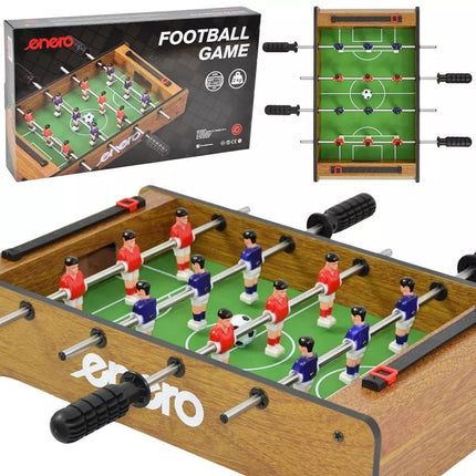Stalo futbolo žaidimas 46x27x9CM medinis ENERO