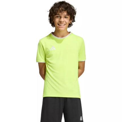 adidas Entrada 26 Jersey Kids T-Shirt Neon Yellow KE9845