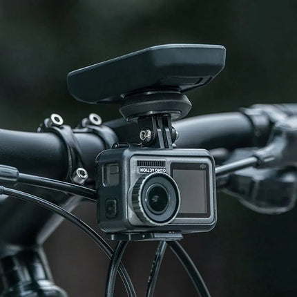Wozinsky WUG-01B dviračio laikiklis Garmin kompiuteriui, vairui, kamerai, žibintuvėliui - juodas