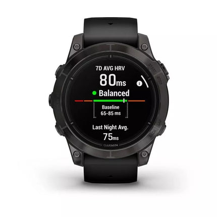 Garmin EPIX PRO g2 47mm Safyrinis Anglies pilkos spalvos su DLC danga, Titano juodumo