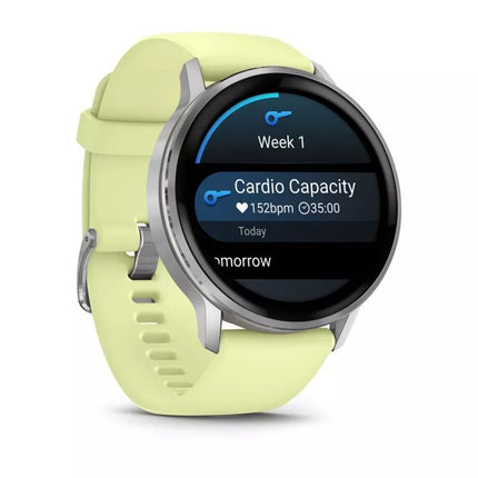 GARMIN Venu 4 45mm pilkos, sidabrinės, citrininės spalvos išmanusis laikrodis