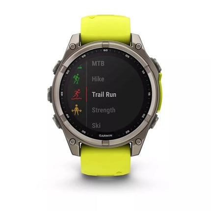 Garmin Fenix 8 Solar Sapphire Yellow Watch