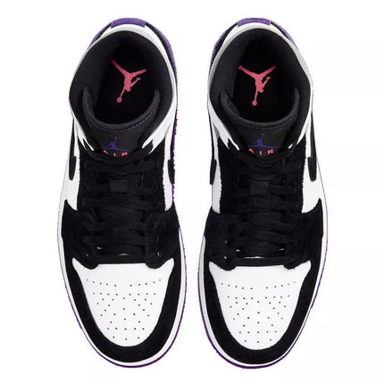 Air Jordan 1 Mid SE Varsity Purple Basketball Shoes - 852542-105