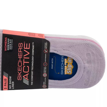 Skechers 5 poros mikropluošto trumpikių S113836-PRLV Violetinės 36-40