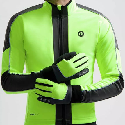 Rogelli winter gloves ESSENTIAL HIVIS fluo 2XL