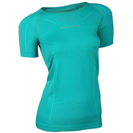 Brubeck Athletic moteriški marškinėliai Azure Green SS11080