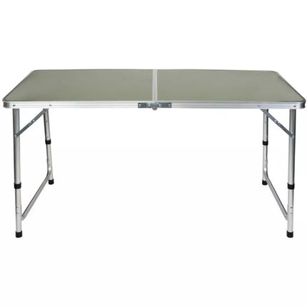 SULANKSTOMAS KEMPINGO STALAS 120X60X70/62/55CM ŽALIAS