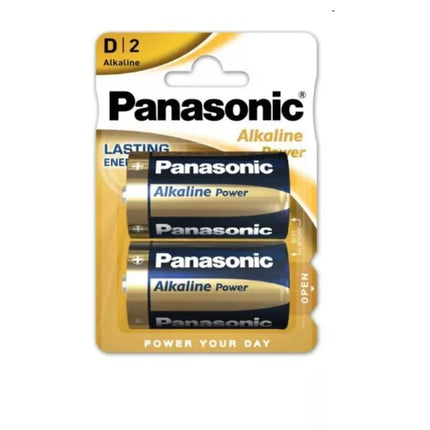 PANASONIC LR20 D tipo baterijos, 2 vnt. lizdinėje pakuotėje