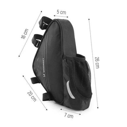 Wozinsky dėklas ant rėmo 1.5l juodas (WBB23BK)