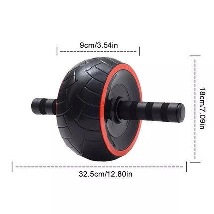 Wozinsky WKDC-17 Ab Wheel with Mat - Black