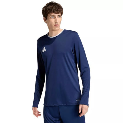 Vyriški adidas Entrada 26 marškinėliai ilgomis rankovėmis, tamsiai mėlyni KF5850