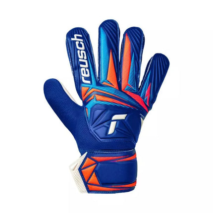 Reusch Attrakt Starter Solid Junior goalkeeper gloves blue 5672514 4126