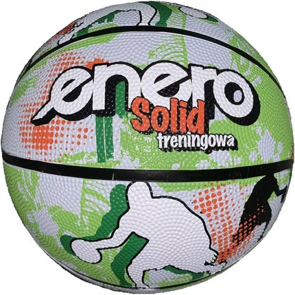 ENERO tvirtas krepšinio kamuolys 7 dydžio, žalias ir baltas