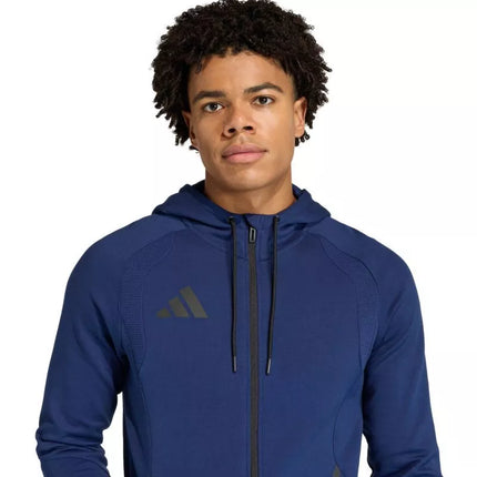 Men's adidas Tiro 26 Travel Sweat Hoodie Navy Blue KF6078
