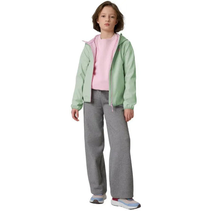 Mergaitiška softshell striukė 4F F478 mėtų spalvos 4FJWSS26TSOFF478 47S