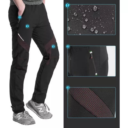Rockbros Patrol Cycling Windproof Sports Pants Size L - Black