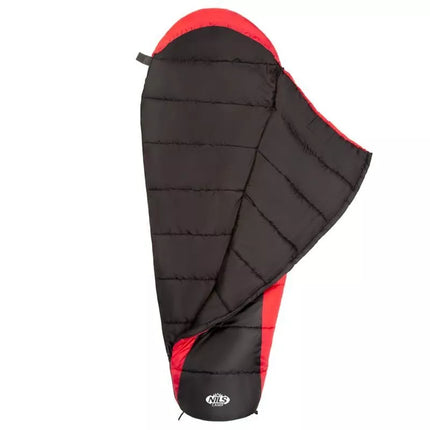NILS CAMP NC2012 miegmaišis juodas ir raudonas
