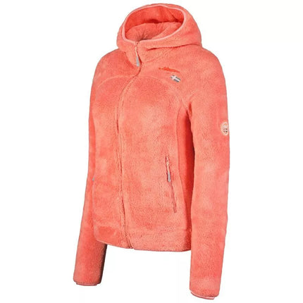 FLEECE for girls Geographical Norway UPALOOD SAUMON DB GIRL 047-1 SALMON (WZ8857E/GN-SAUMON)