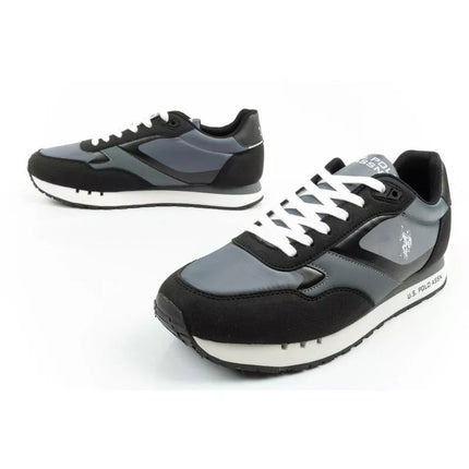 US Polo Assn sports shoes sneakers men's fashionable comfortable gray