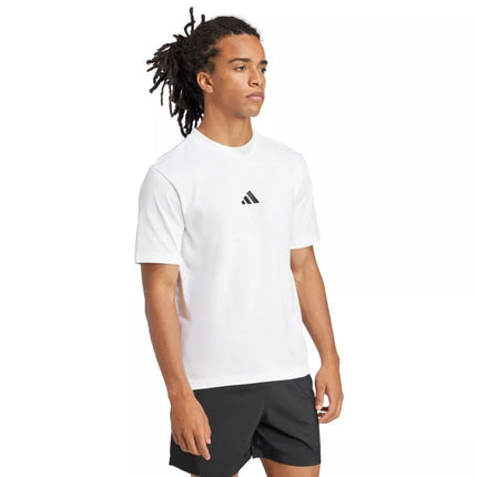 adidas Essentials marškinėliai su mažu logotipu iš viengubo trikotažo M JF1092