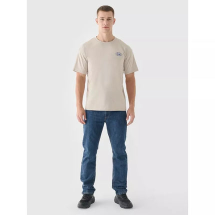 Vyriški oversized marškinėliai su spauda 4F 4FRSS24TTSHM2535-83S