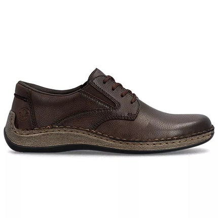 Rieker 05211-25 men's comfortable brown leather shoes