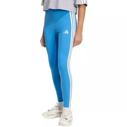 Moteriškos adidas Essentials 3-juostelių leginsai Mėlyni KC5179