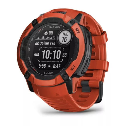 Garmin Instinct 2X SOLAR Sportinis Laikrodis Raudonas