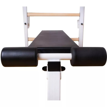 GYMNASTIC LADDER, HAND BAR, BENCH, CHILDREN'S ACCESSORIES, WHITE MAT BENCHK 414