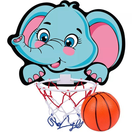 BASKETBALL BACKBOARD 40x30CM WITH ELEPHANT BALL