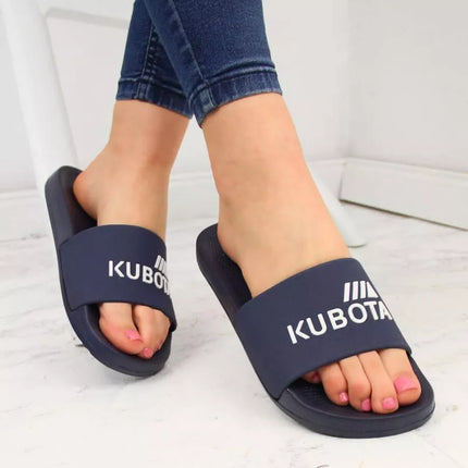 Kubota W KUB1B paprasti baseino flip-flopai, tamsiai mėlynos