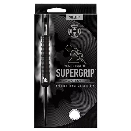 Harrows Supergrip Black smigiai 90% plieno antgalis SupergripBlack90%