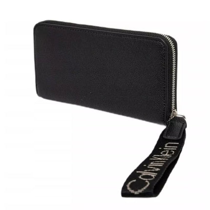 Calvin Klein Jeans CK Moteriška Piniginė Didelė Juoda - LZ04K1000G-UB1