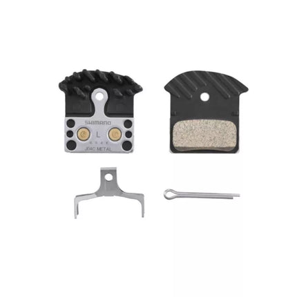 SHIMANO stabdžių kaladėlės J04C metalinės rad.