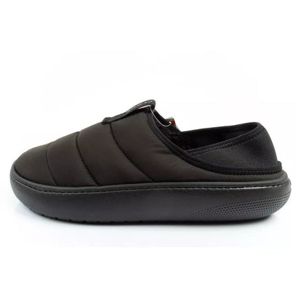 Crocs men's shoes slippers Classic Puff Moc slippers black insulated
