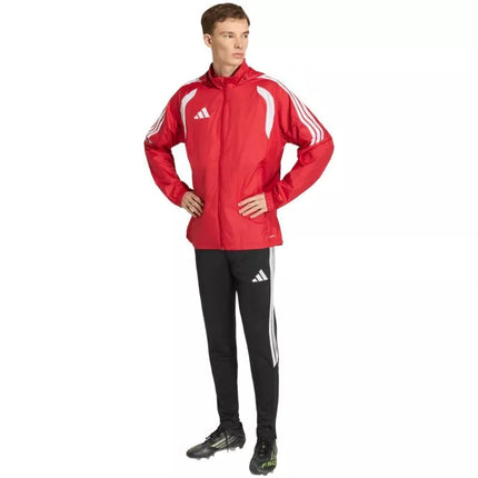 adidas Tiro 26 League vyriška vėjo striukė raudona JY9731
