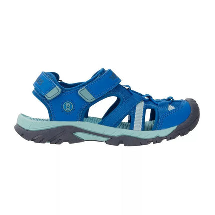 Trollkids Vaikams Stavanger Sandal XT kobalto mėlyna/tamsiai turkio/tamsiai mėlyna vaikiški sportiniai sandalai berniukams/mergaitėms (659-199)