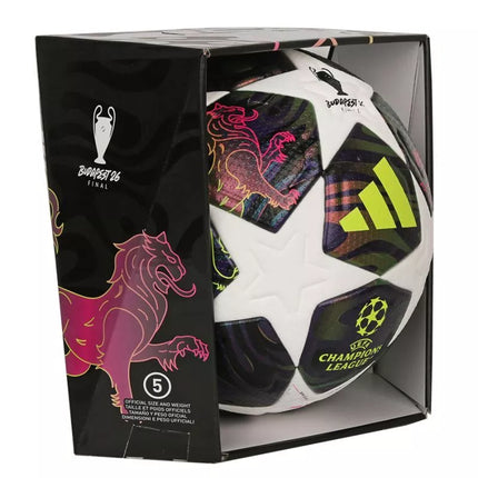 adidas UCL 25/26 Final Pro Purple and White JX9077 Football