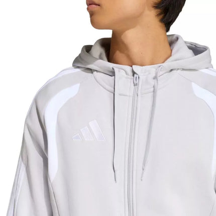 Men's adidas Tiro 26 League Sweat Full Zip Hoody Gray KF3319