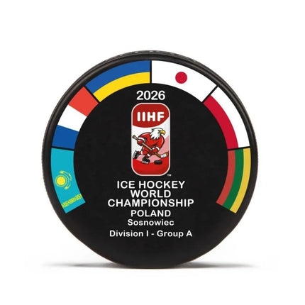 IIHF World Championship IA Sosnowiec 2026 puck